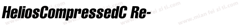 HeliosCompressedC Re字体转换